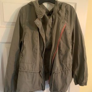 Olive Green lightweight jacket, size 26